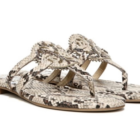 Sam Edelman Circus “Canyon” Faux Snakeskin Sandals - Picture 1 of 7